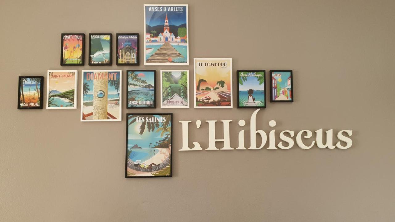 L'Hibiscus Piscine Et Plage Сент-Люс Экстерьер фото